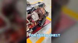 ISUZU 6HE1T 터보용 Isuzu 중형 트럭에 적합한 디젤 엔진 어셈블리 완성