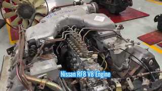 UD 헤비 듀티 트럭 및 콘크리트 믹서용 닛산 RF8 V8 디젤 엔진 어셈블리