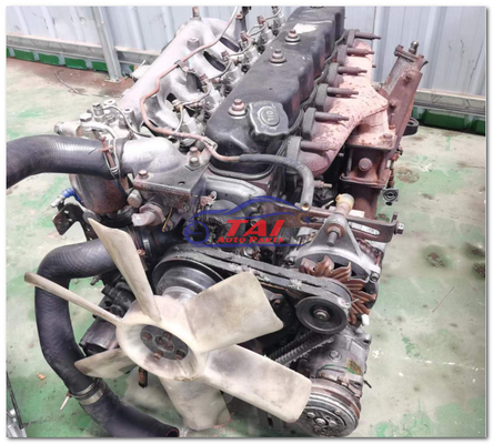 Good price 좋은 상태 ISUZU 일본 중고용 트럭 엔진 6HE1T 강철 재료 온라인으로