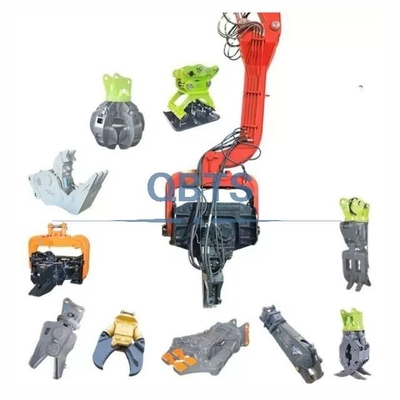20 톤의 하이드로릭 진동 망치와 Kobelco SK210LC-8의 사이드 클램프 부착