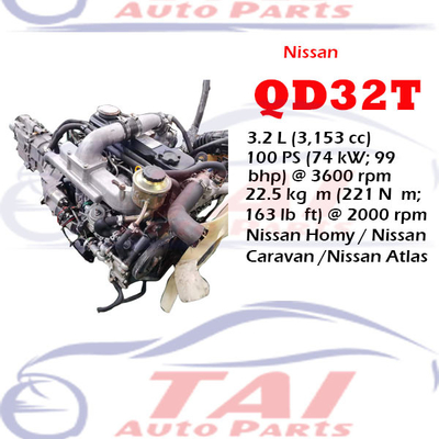닛산 QD32 QD32T 3.2L 사용 된 디젤 엔진 4 실린더