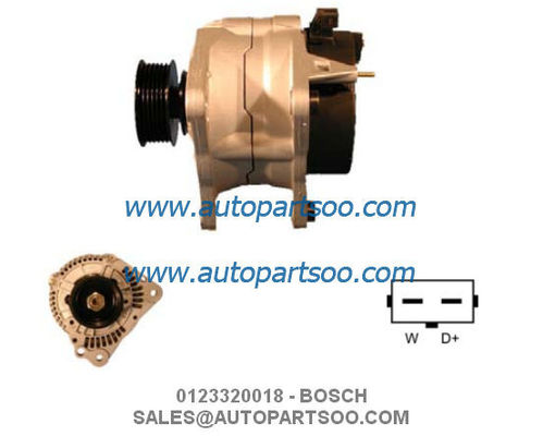 좋은 가격 0123320018 0986040330 - BOSCH 발전기 12V 90A Alternadores 온라인