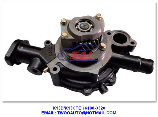 좋은 가격 K13D K13CTE 자동차 전력 스티어링 펌프, 트럭 부품 K13C 물 펌프 Assy OEM 16100-3320 온라인으로