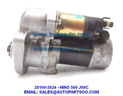 좋은 가격 28100-2624 0355 502 0019 - Hino 500 J08C 시동기 모터 24V 4.5KW 11T 온라인으로