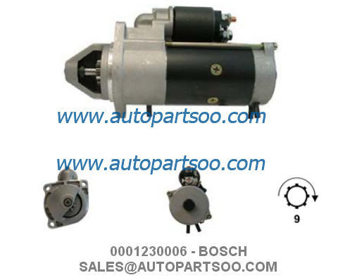 좋은 가격 0001230006 0001230014 - BOSCH 스타터 모터 12V 3KW 9T MOTORES DE ARRANQUE 온라인으로