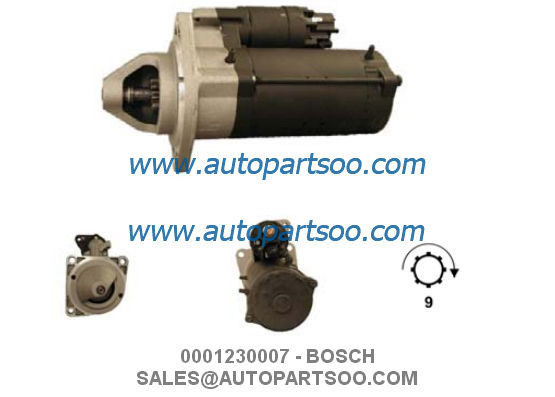 좋은 가격 0001230007 0001230010 - BOSCH 스타터 모터 12V 3KW 9T MOTORES DE ARRANQUE 온라인으로