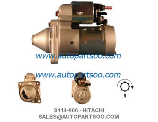 좋은 가격 S114-905 S114-906 - HITACHI 스타터 모터 12V 1KW 9T MOTORES DE ARRANQUE 온라인으로