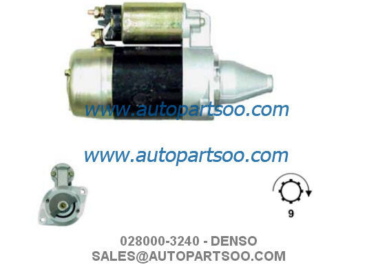 좋은 가격 028000-3240 028000-4090 - DENSO 스타터 모터 12V 0.8KW 9T MOTORES DE ARRANQUE 온라인으로