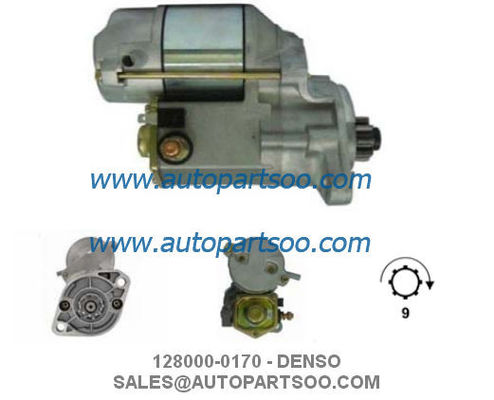 좋은 가격 128000-0171 128000-6640 - DENSO 스타터 모터 12V 1.4KW 9T MOTORES DE ARRANQUE 온라인으로