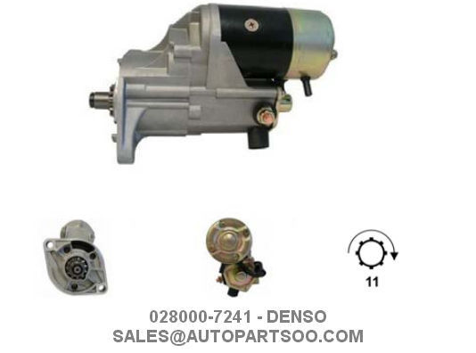 좋은 가격 028000-7240 028000-7241 - DENSO 스타터 모터 24V 4.5KW 11T MOTORES DE ARRANQUE 온라인으로