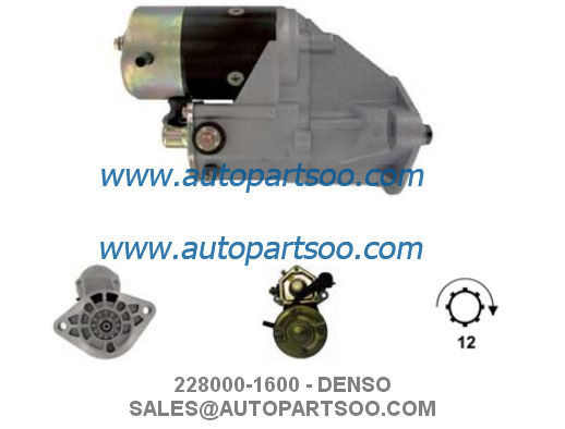좋은 가격 128000-8621 228000-1600 - DENSO 스타터 모터 24V 4.5KW 12T 모터 드 배열 온라인으로