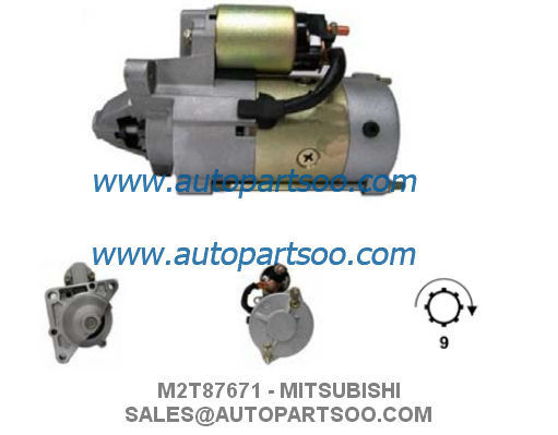 좋은 가격 M2T87671 0986020091 - 미쓰비시 스타터 모터 12V 2.2KW 9T MOTORES DE ARRANQUE 온라인으로