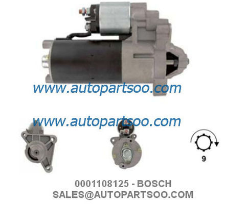 좋은 가격 0001108125 0001108162 - BOSCH 스타터 모터 12V 1.4KW 9T MOTORES DE ARRANQUE 온라인