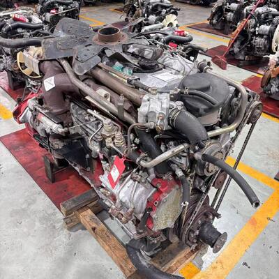 EK100T 터보 충전 5.87L 배기량 직렬 6 실린더 HINO 트럭 및 발전기 기계 디젤 엔진 조립